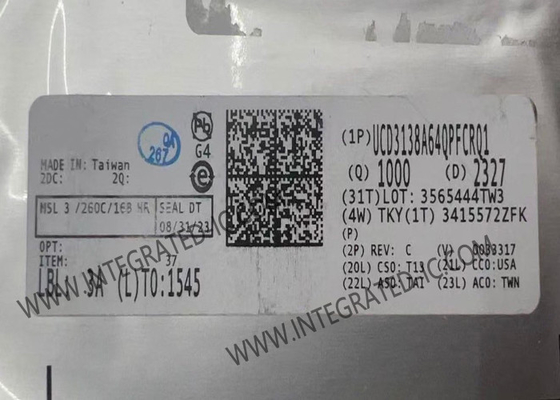 Chip de circuito integrado UCD3138A64QPFCRQ1 Controlador digital altamente integrado para energia isolada