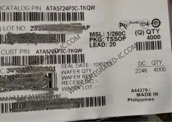 ATA5724P3C-TKQW Módulo de Comunicação Sem Fio Multi-Chip Receptor PLL TSSOP-20 Pacote