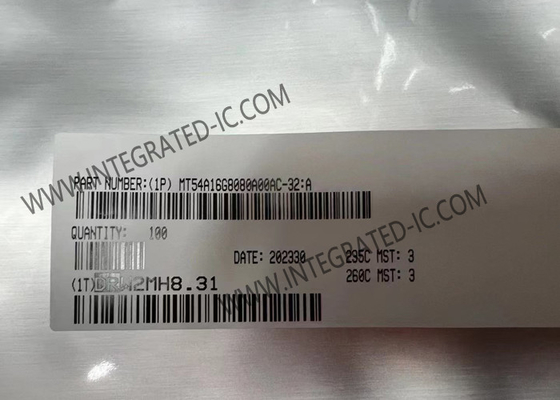 MT54A16G8080A00AC-32:Chip de IC de memória 128Gbit 8 canais Memória DRAM de largura de banda alta com ECC