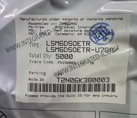 LSM6DSOETR Sensor IC 6 eixos IMU LGA-14L iNEMO 6DoF Unidade de Medição Inercial