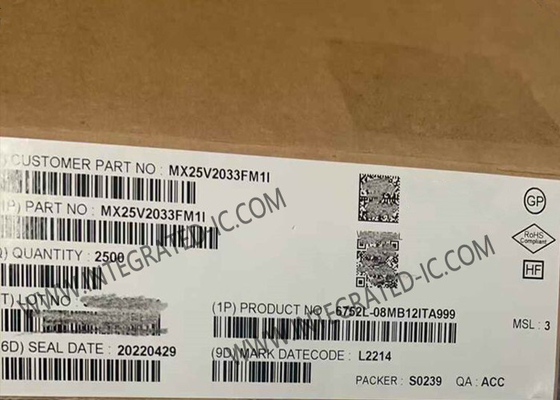 MX25V2033FM1I Chip IC de memória 2Mbits CMOS MXSMIO® Serial NOR Flash Memory IC SOP-8