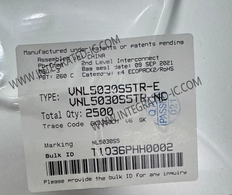 Chip de circuito integrado VNL5030S5TR 25A OMNIFET III controlador de lado baixo totalmente protegido