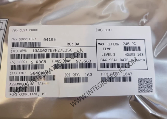 10AX027E3F27E2SG Campo Porta programável Array de alto desempenho Arria 10 GX FPGA IC