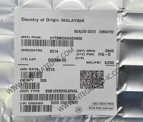 S9S12XS256J0VAL Microcontrolador MCU 16-Bit MCU 40MHz HCS12X Microcontrolador IC