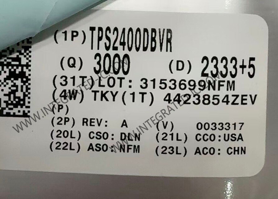 TPS2400DBVR Chipe de circuito integrado Controlador de protecção contra sobrevoltagem de 5,5 V com protecção transitória de entrada de 100 V
