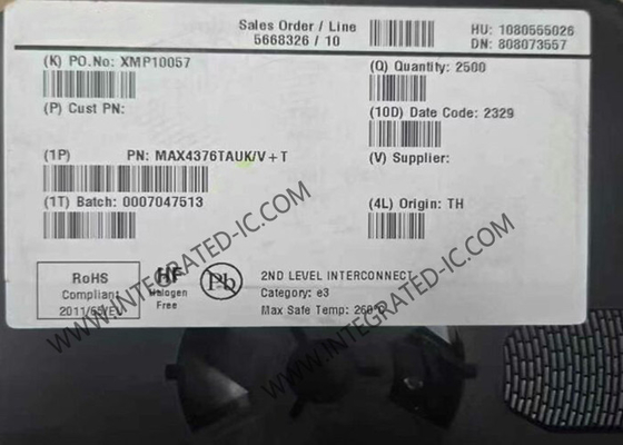 MAX4376TAUK Chip de circuito integrado 1mA Amplificador de sentido de corrente lateral único