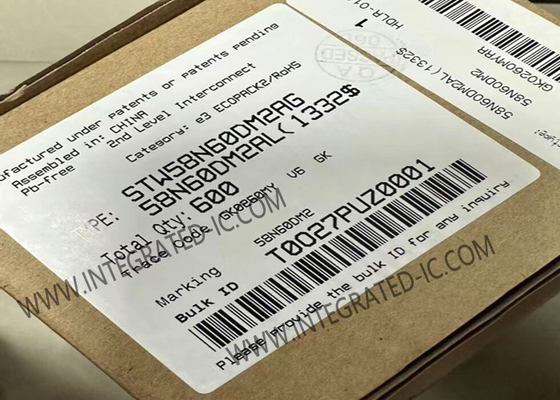 STW58N60DM2AG Chipe de circuito integrado automóvel N-canal 600V 50A Potência MOSFET Transistores