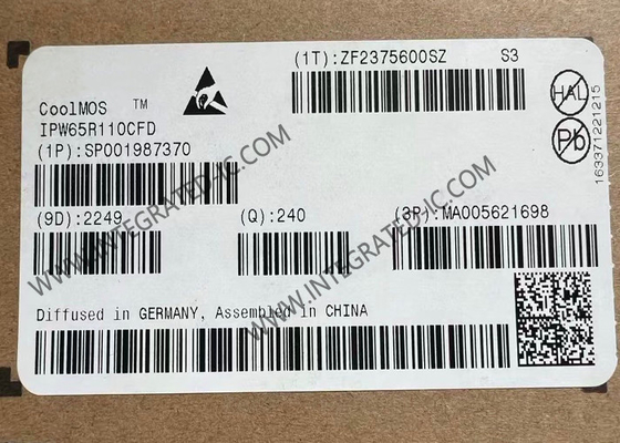 IPW65R110CFD Chipe de circuito integrado 650V MOSFET de potência de canal N Transistores TO-247-3