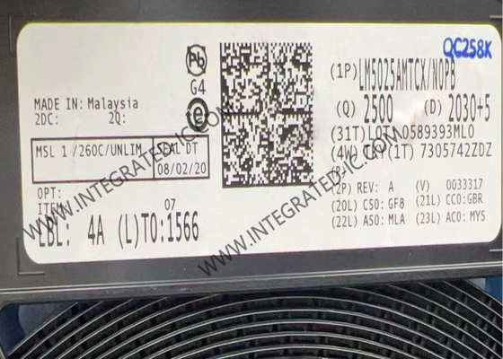 LM5025AMTCX Chipe de circuito integrado 90V Controlador PWM do modo de tensão ativa do grampo