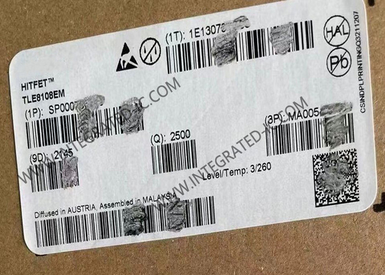 TLE8108EM Chip de circuito integrado 400mA Switches de energia inteligentes SSOP24 Switch de lado baixo