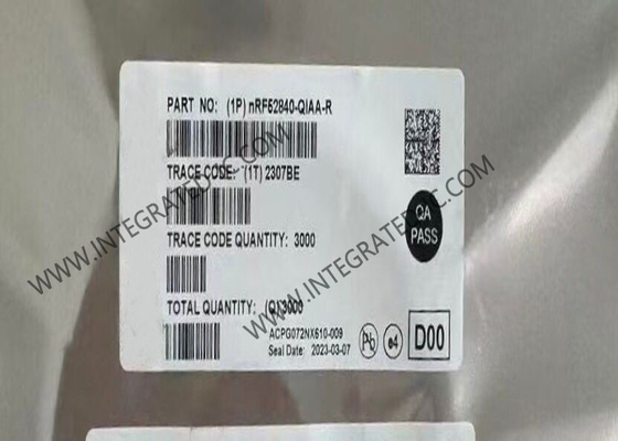 NRF52840-QIAA BT IC 2.4GHz Multiprotocolo BT 5.4 SoC AQFN73 Sistema em chip