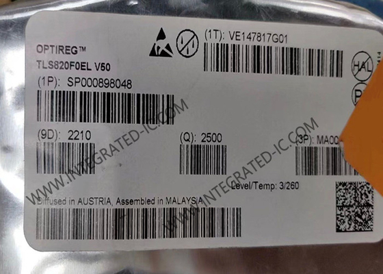 TLS820F0EL Chipe de circuito integrado Regulador de tensão linear de baixo abandono de alto desempenho para alimentação de 5V