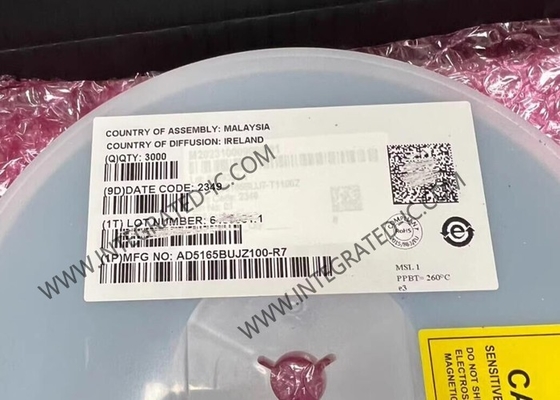 AD5165BUJZ100 Chip de circuito integrado 1.8V Nível lógico Potenciômetros digitais DigiPOT