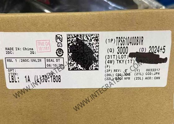 TPS61040DBVR Chip de circuito integrado 28V 400mA Switch Boost Converter para aplicações LCD e LED branco