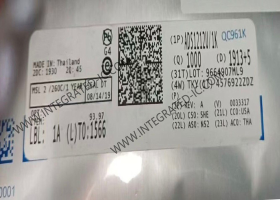 ADS1212U Chipe de circuito integrado de 22 bits de precisão de ampla faixa dinâmica Delta-Sigma Análogo para conversores digitais