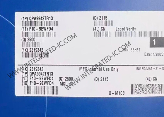 WIFI 6 Chip QPA9942TR13 3600MHz Amplificador de Alta Eficiência de 4 Watt