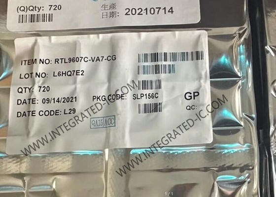 RTL9607C-VA7-CG Módulo de Comunicação Sem Fio 600MHz Módulo Wi-Fi da Rede da CPU QFP156