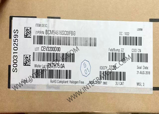 BCM54616SC0IFBG Ethernet IC Transceptor Ethernet integrado de chip único de três velocidades