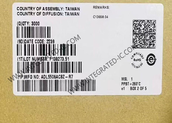 ADL5506ACBZ Módulo de Comunicação Sem Fio 30 MHz a 4,5 GHz 45 dB Detector de RF