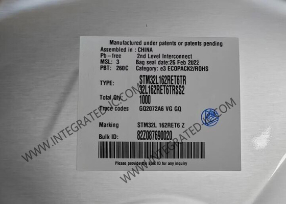 STM32L162RET6TR Microcontrolador MCU 32MHz 32Bit MCU de núcleo único LQFP64 MCU incorporado