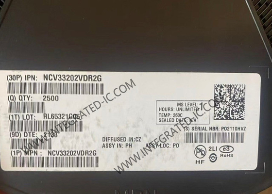 NCV33202VDR2G Circuito Integrado Chip Rail To Rail I/O Amplificador Operacional de Alta Saída