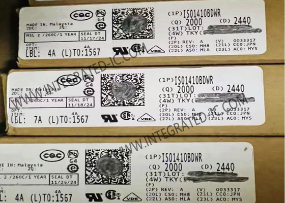 Chip de circuito integrado ISO1410BDWR 500kbps Transceptor isolado RS-485 RS-422 SOIC16