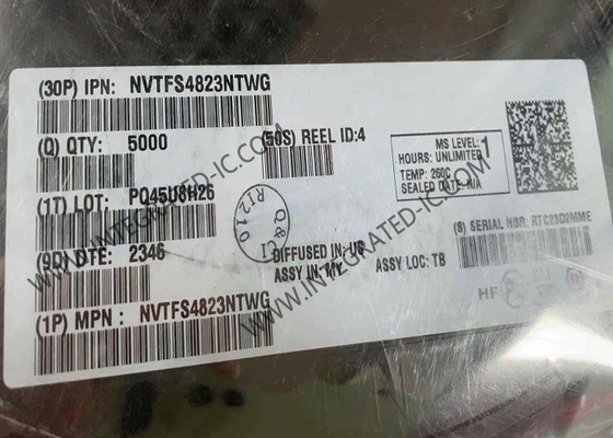 NVTFS4823NTWG Chip de circuito integrado 30V 30A10.5 mΩ Transistores MOSFET de potência N-Channel simples