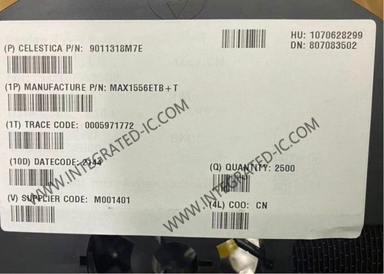 MAX1556ETB Chip de circuito integrado de alta eficiência 1.2A PWM Step-Down DC-DC Converters