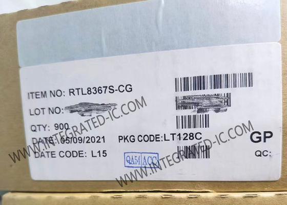 RTL8367S-CG Ethernet IC Camada 2 Gerenciado 5+2-Portas Ethernet Switch LQFP128