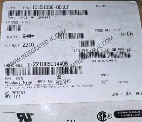 10151036-001LF Conectores Conectores de borda de cartão Conectores HPCE VR 12NP24S