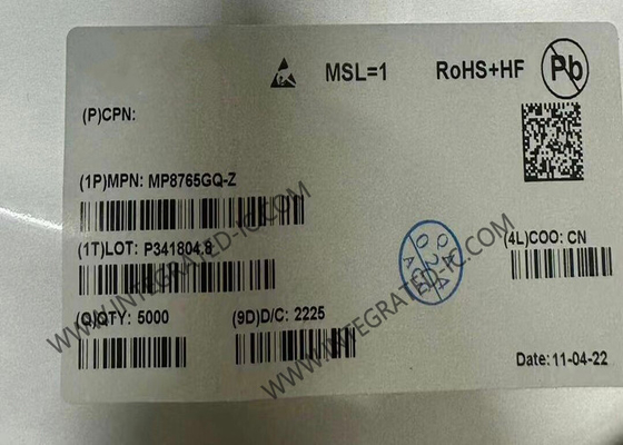 MP8765GQ-Z Integrated Circuit Chip 24V 6A High Efficiency Synchronous Step-down Converter